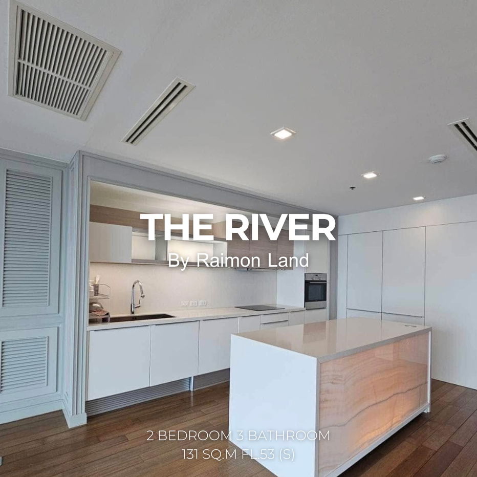 รูป The River ชั้น 53 สัมผัสวิวแม่น้ำเจ้าพระยาที่ดีที่สุด 131 ตร.ม.  2 ห้องนอน 3 ห้องน้ำ เพียง 24.9 ล้าน! 🌃🌳Line@Steadfastre - รูปที่ 1/10