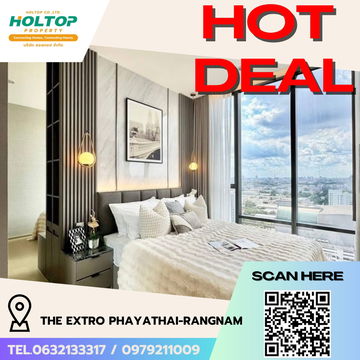 #R5623 🎉 100868 Condo for rent THE EXTRO Phayathai-Rangnam
