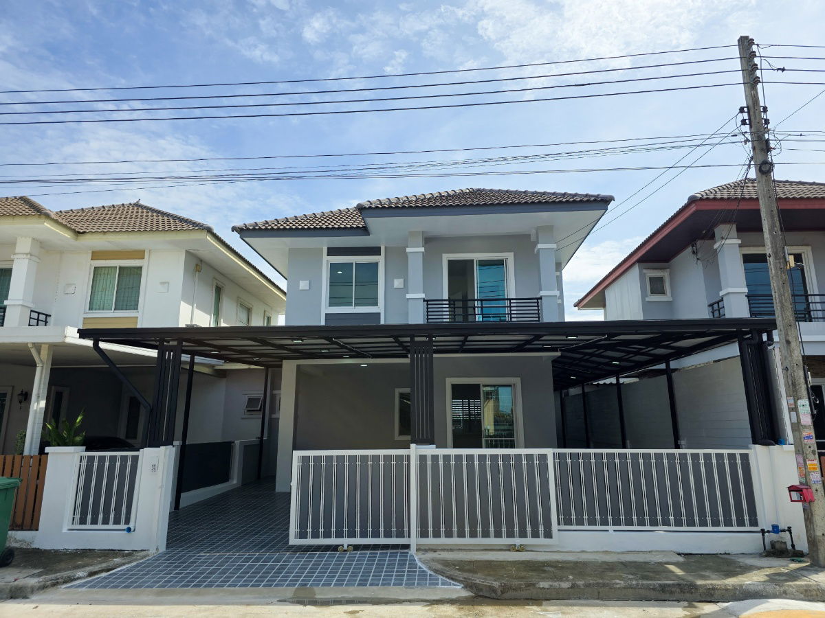 รูป บ้านแฝด 2 ชั้น ลำลูกกา คลอง 7 หลังใหญ่ พื้นที่กว้าง ทำเลดี - รูปที่ 1/20