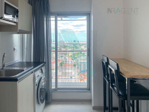 📌 For Sell Condo ASPIRE RATTANATHIBET 2 Building A, Floor 23,1 bed room, Room size 26 sqm