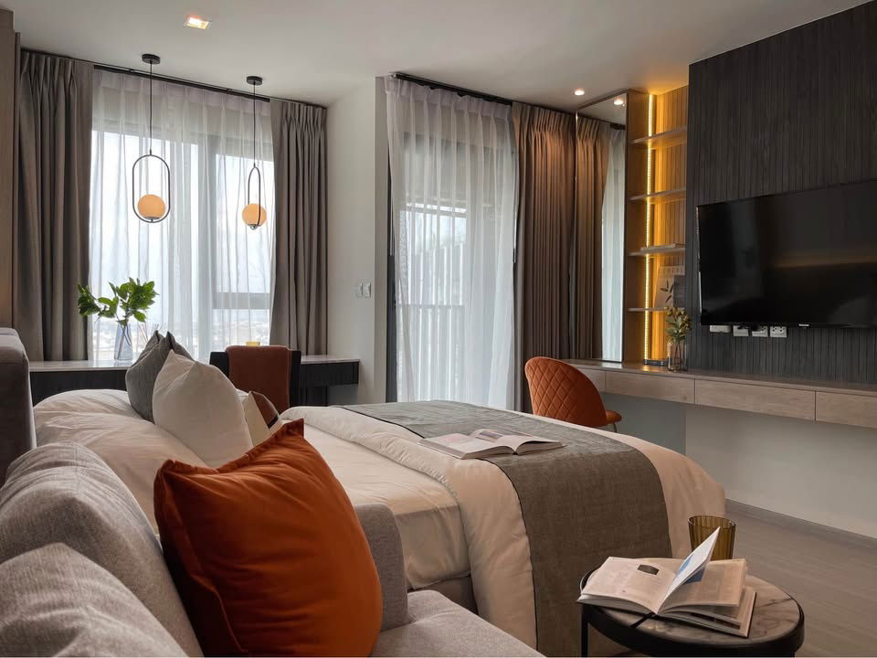 รูป 🚨 For Rent 🌞 : life ladprao  🏨   ห้อง Studio ห้องกว้างพิเศษ แต่งสวย  Build-In หรูหรา ราคาดีมากๆๆๆหาได้ยาก แนะนำให้รีบจองได้เลยนะคะ  🚨✨ - รูปที่ 5/10