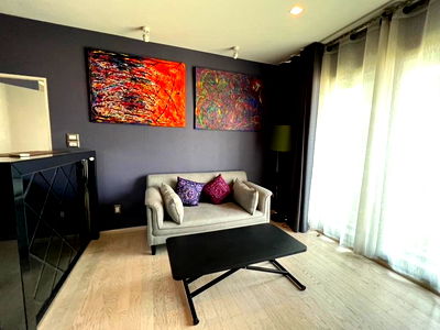 Condos for rent Soi Thonglor (Sukhumvit 55) : 🔐#OW2306_500🔐🗓️𝐅𝐨𝐫 𝐑𝐞𝐧𝐭 ( 52 𝐬𝐪𝐦. 1𝐛𝐞𝐝, 1𝐛𝐚𝐭𝐡 ) 𝐍𝐨𝐛𝐥𝐞 𝐒𝐨𝐥𝐨