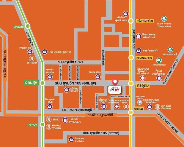 รูป ให้เช่าคอนโด Origin Play Sri Udom Station ใกล้ MRT สถานีศรีอุดม 650 เมตร เฟอร์นิเจอร์ เครื่องใช้ไฟฟ้าครบ - รูปที่ 11/11