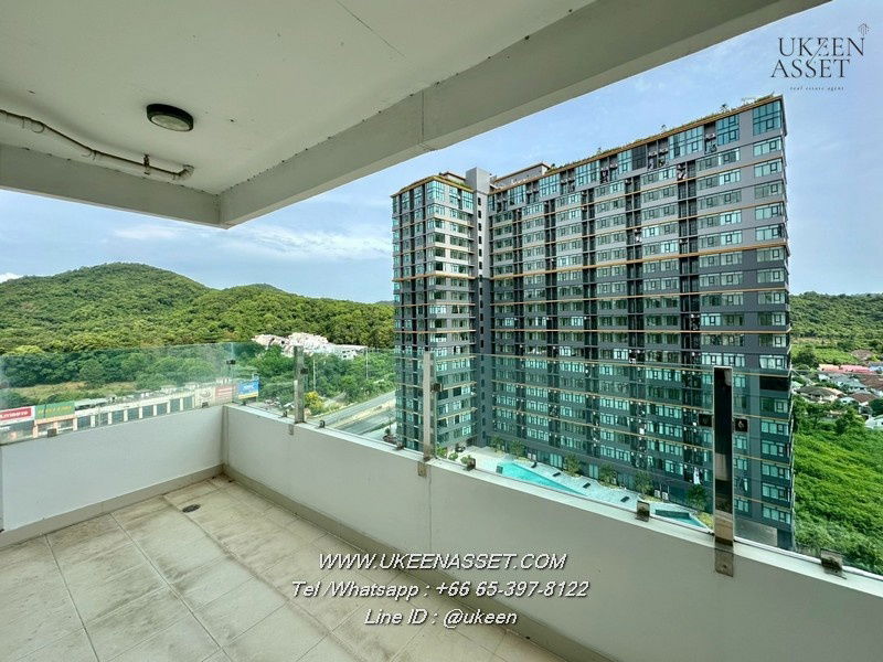 picture UK01-304 Condo for rent Sea Hill Condo (Sriracha) corner room 37 sq m. : Price 8,000 baht **Next to Sukhumvit Road** - 3/10