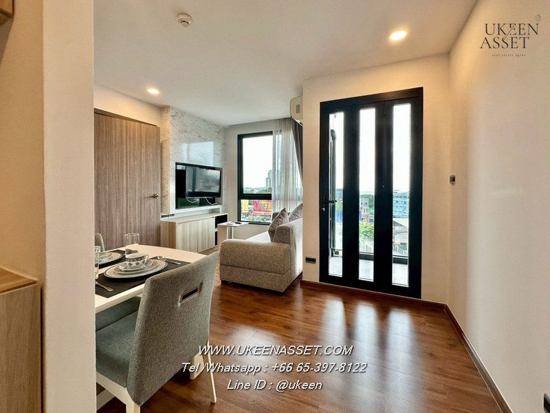 picture UK01-0311 For rent Stasia Residences Sriracha: 1 bedroom, size 35 sq m.,6th floor , price 8,000 baht/month with mountain view. - 12/13