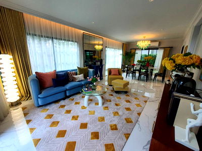 บ้านเดี่ยว นิคมอัญธานี (เจมโมโปลิส) : Corner Show House, 204 sq.m., Setthasiri Bangna–Suvarnabhumi Inbound direction to the city Excellent connectivity, only 500 meters to the expressway
