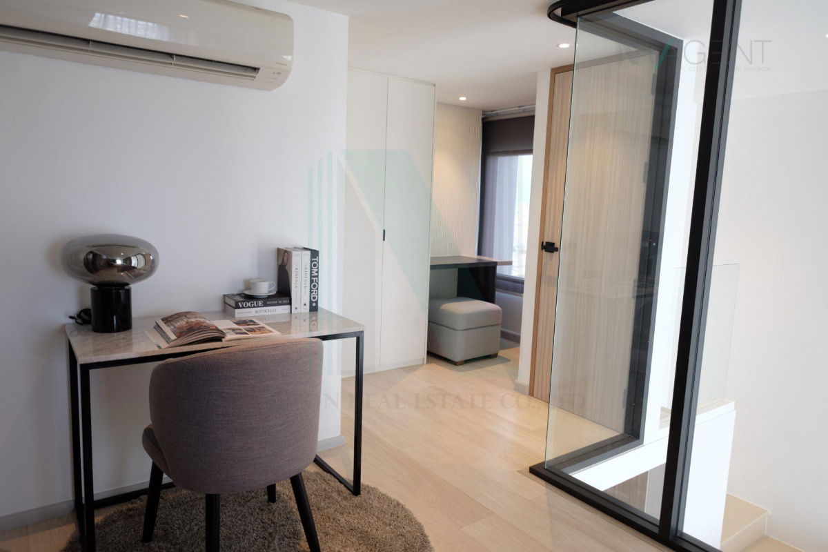 picture Condo for rent: Knightsbridge Prime Sathorn, Building 1, 24th floor, Duplex, 2 bedrooms, size 58 sq m, near Empire Tower - 10/10