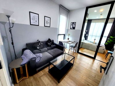 เช่าคอนโด ม.เกษตรศาสตร์ ศรีราชา : ๊๊UK01-308 ให้เช่าคอนโด Notting Hill ศรีราชา : 1 ห้องนอน + ห้องทำงาน  ชั้น33 ห้องมุม 10,000 บาท/เดือน