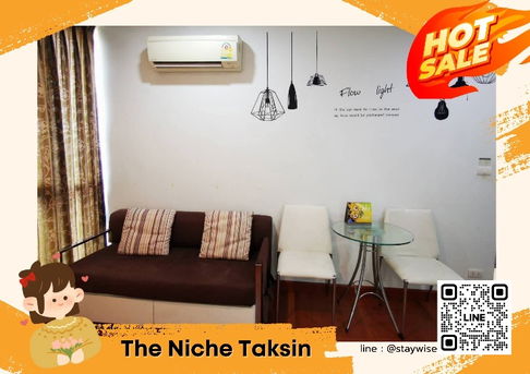🏢 The Niche Taksin — คอนโดใจกลางวงเวียนใหญ่ ทำเลดี 💸ราคานี้หาได้ไม่ใช่ง่ายๆ |💬 แอดไลน์ @staywise(มี@) ทักได้เลย ตอบไวมาก!