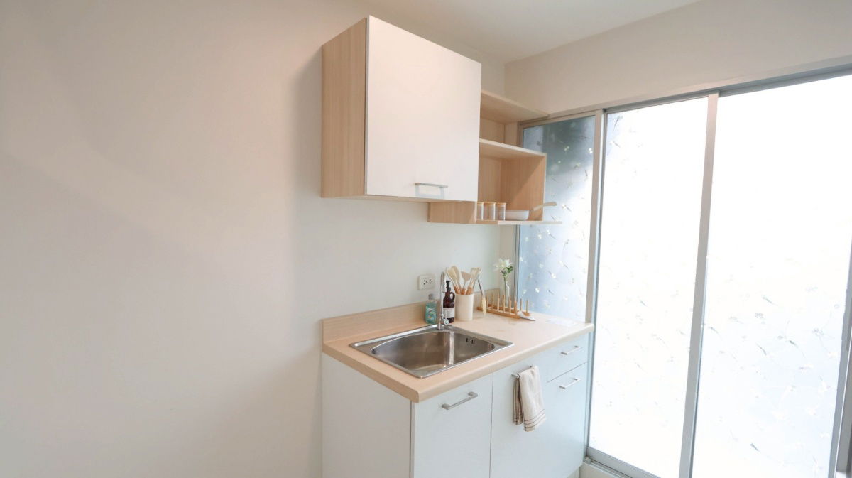 picture S371 🌿 Urgent sale! Dcondo Charan-Bang Khun Non, beautifully decorated in a minimalist style, near MRT Bang Khun Non, only 1.69 million baht! - 15/16