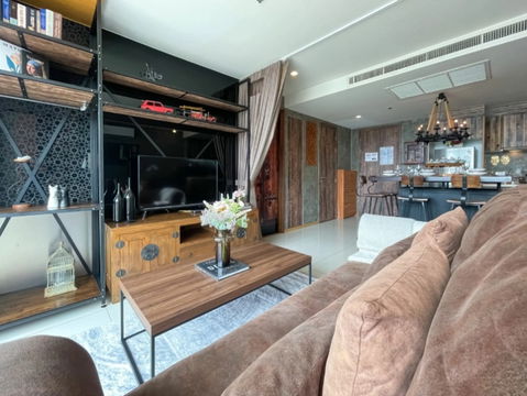 TA7594📲@556ryccg 🌉2 Bedroom 69 sqm High floor Large balcony Fully furnished Sathorn Prime Residence near BTS Chong Nonsi
