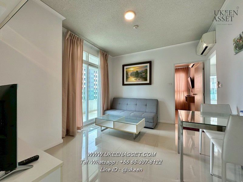 picture UK01- 305 For rent Sea Hill Condo Sriracha : 15th floor, corner room, price 9,000 baht, sea view, on Sukhumvit Road** - 1/10