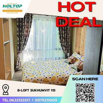 #R5617 🎉 100868 ให้เช่าคอนโด  B-Loft Sukhumvit 115