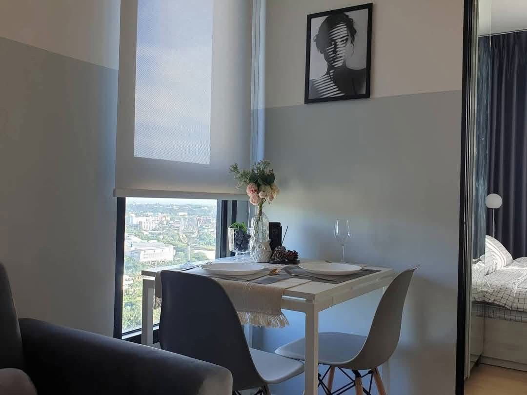 picture UK01-308 UK01-308 Condo for rent Notting Hill Sriracha: 1 bedroom + office, 33rd floor, corner room, 10,000 baht/month - 3/11