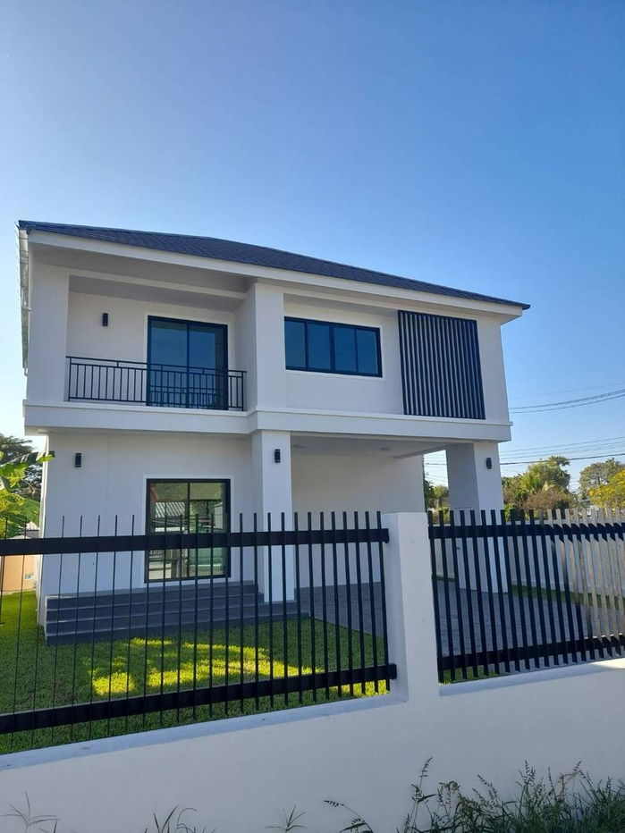 รูป Ph0454 ขายบ้านสร้างใหม่ โมเดิร์น 4 นอน 3 น้ำ 64 ตรว. น้ำไม่ท่วม ขายเพียง 3.6 ลบ. ใกล้วัดสันทรายหลวง  - รูปที่ 1/12