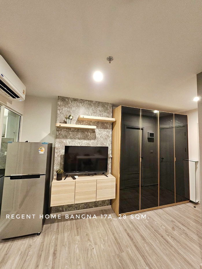 รูป พร้อมเช่า ห้องใหม่ 1 นอน Regent Home บางนา ใกล้ทางด่วนบางนาและ BTS บางนา ส่วนกลางจัดเต็ม - รูปที่ 7/10