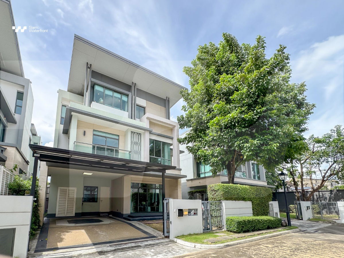 picture 🔥For sale🔥3-Story House at Narasiri Topiary Nawamin, 63.2 sq.wah, 4Bedrooms/5Bathrooms, Fully Furnished, Prime Location - 25/87