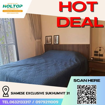 #R5603  🎉 100868 ให้เช่าคอนโด Siamese Exclusive Sukhumvit 31