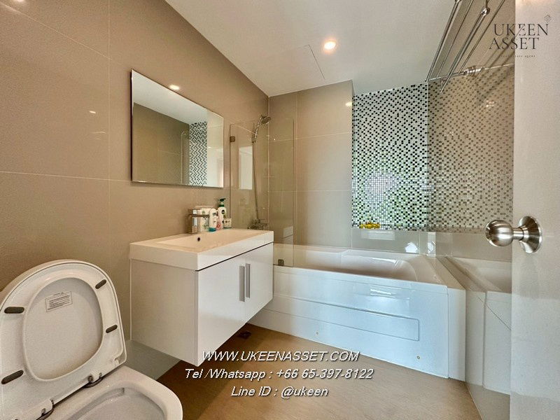picture UK01- 305 For rent Sea Hill Condo Sriracha : 15th floor, corner room, price 9,000 baht, sea view, on Sukhumvit Road** - 10/10