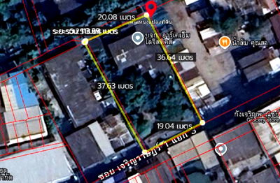 ที่ดิน สถาบันการพยาบาลศรีสวรินทิรา สภากาชาดไทย : ที่หายาก! ขาย ที่ดิน พร้อมบ้านไม้ ซอยโรงน้ำแข็งเก่า ถนนสาทรใต้ (ซ.เจริญราษฏร์1 แยก 3 ) โฉนด 190 ตรว. .