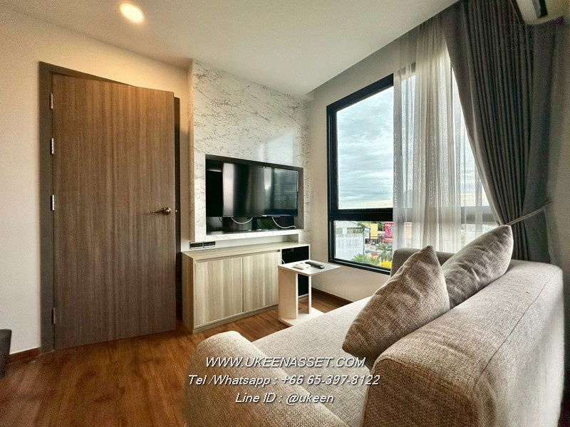 picture UK01-0311 For rent Stasia Residences Sriracha: 1 bedroom, size 35 sq m.,6th floor , price 8,000 baht/month with mountain view. - 2/13