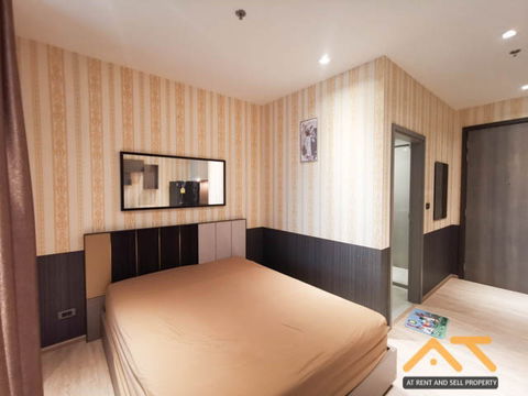 For rent  Whizdom Station Ratchada - Thapra  Studio 23 sq.m., Beautiful room, fully furnished.