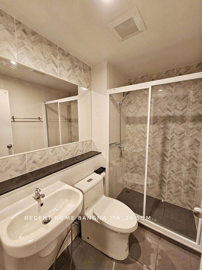 รูป พร้อมเช่า ห้องใหม่ 1 นอน Regent Home บางนา ใกล้ทางด่วนบางนาและ BTS บางนา ส่วนกลางจัดเต็ม - รูปที่ 10/10