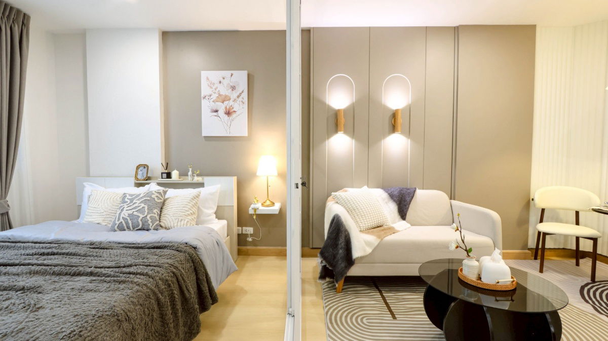 picture S371 🌿 Urgent sale! Dcondo Charan-Bang Khun Non, beautifully decorated in a minimalist style, near MRT Bang Khun Non, only 1.69 million baht! - 7/16