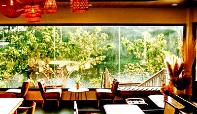 Land for rent Phra Nakhon Sri Ayutthaya : river view homestay tent Rim Taling Cafe 2.5rai 4002sqm. 89,999B-M BangPahan Ayutthaya Land for rent