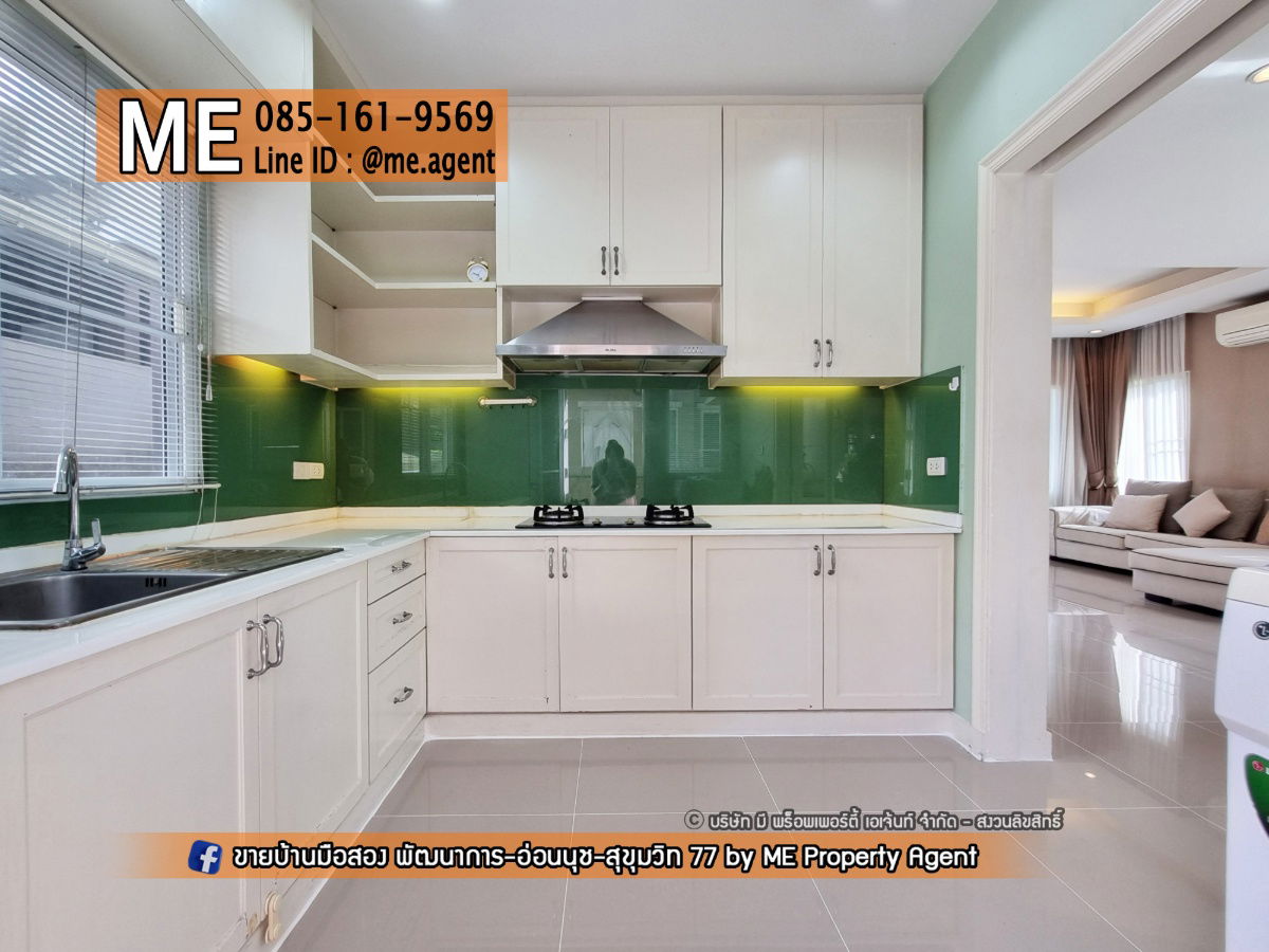 picture For Rent Single house Passorn Prestige Pattanakarn 38, 3BR, easy access to Thonglor-Sukhumvit-Rama 9-Srinakarin-On Nut, call 085-1619569 (RBJ20-47) - 10/31