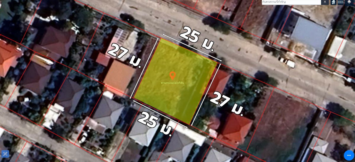 รูป ขาย ที่ดินเปล่า หมู่บ้านชวนชื่น บางนา  173.8 ตร.ว. - รูปที่ 2/3