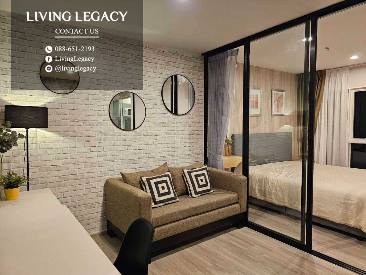 picture T0S23P Condo For Rent Regent Home Bangna 28 Sq.M. Floor 17 Building A line id : @livinglegacy - 5/11