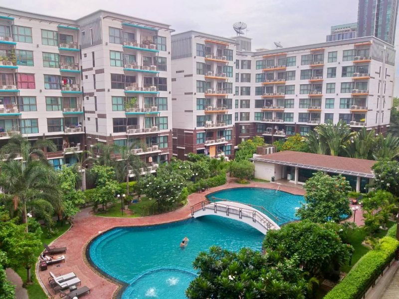 picture SF124 Summer Garden Condominium for sale, stunning common area, opposite Central Chaengwattana. - 16/19