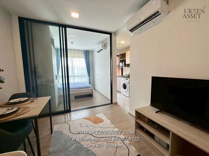 picture UK01-314 For rent (D Condo Vale Sriracha) 8,000 Bath/Month. 1 Bed 25.5 sq m. Building B, 3rd floor | New condo, on Sukhumvit Road - 2/8