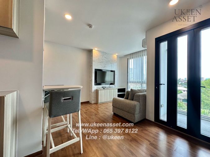 UK01-330 ให้เช่า Stasia Residences Sriracha 1 ห้องนอน 35 ตร.ม. ราคา 7,500 บาท/เดือน ห้องสวยวิวสรระ วิวเขา