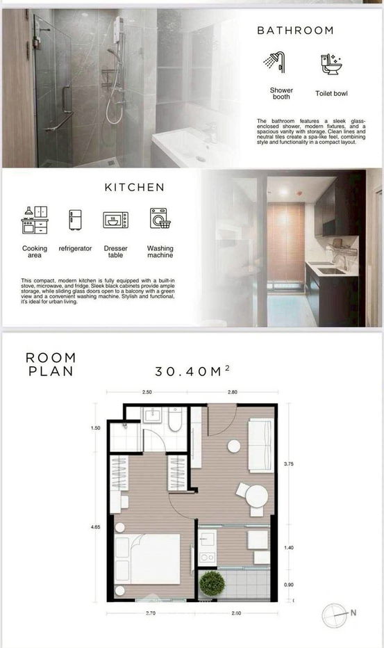 picture 1-BR Condo at Nue District R9 near MRT Phra Ram 9 (ID 2249660) - 7/8