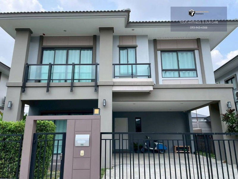 บ้านเดี่ยวให้เช่า : Passorn Bangna-Wongwaen | บ้านพร้อมอยู่ ทำเลศักยภาพ ตกแต่งสวยมินิมอล #2025081111337