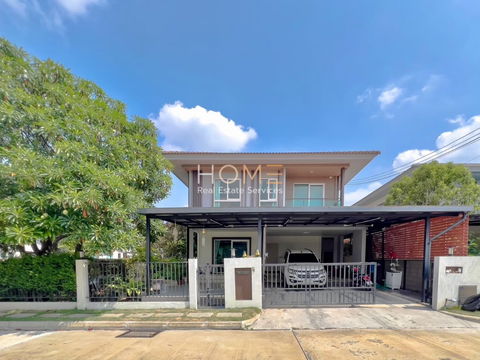 ขายบ้านโครงการสราญสิริ ติวานนท์-แจ้งวัฒนะ 🌟 บ้านเดี่ยว 65 ตรว. พื้นที่ใช้สอย 160 ตรม. 3 ห้องนอน 3 ห้องน้ำ 2 ที่จอดรถ (แถมฟรีแอร์ 4ตัว) โฉนดพร้อมโอน
