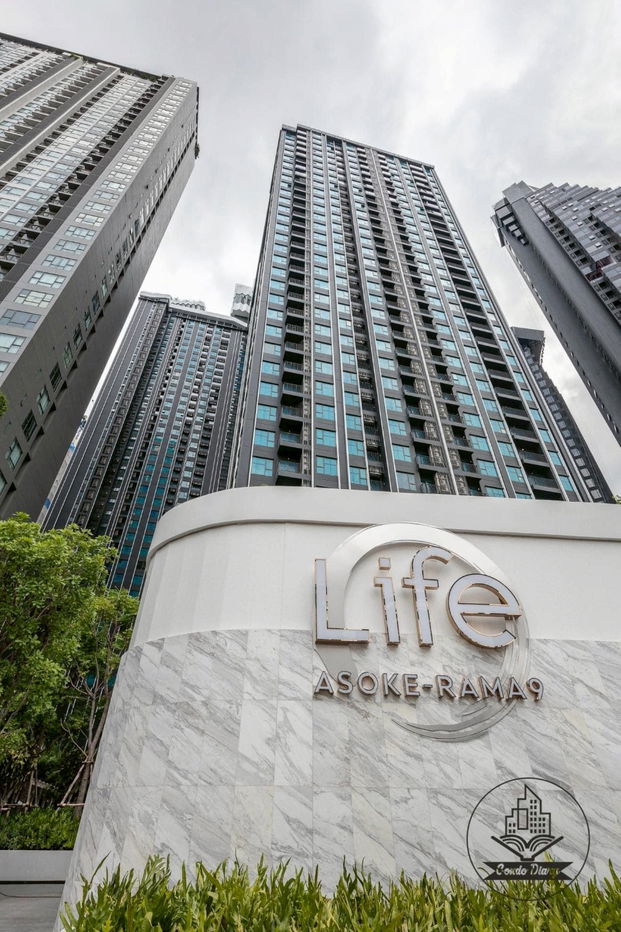รูป CD032 ให้เช่า Life Asok-Rama 9 – Studio ชั้นสูง วิวสวย ใกล้ MRT พระราม 9 - รูปที่ 12/12
