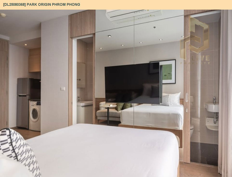 picture DL25080368 Condo for rent, PARK ORIGIN PHROM PHONG near BTS Phrom Phong, ready to move in, call urgently 0656133286 LineID @534wlwof - 6/9