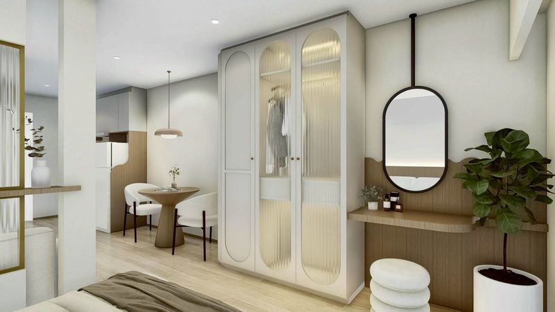 picture For Sale: Hillside Condo 3 – 1 Bedroom, 1 Bathroom, 35 sq.m., 2nd Floor, Near Nimman (ID:1158CS) - 2/8