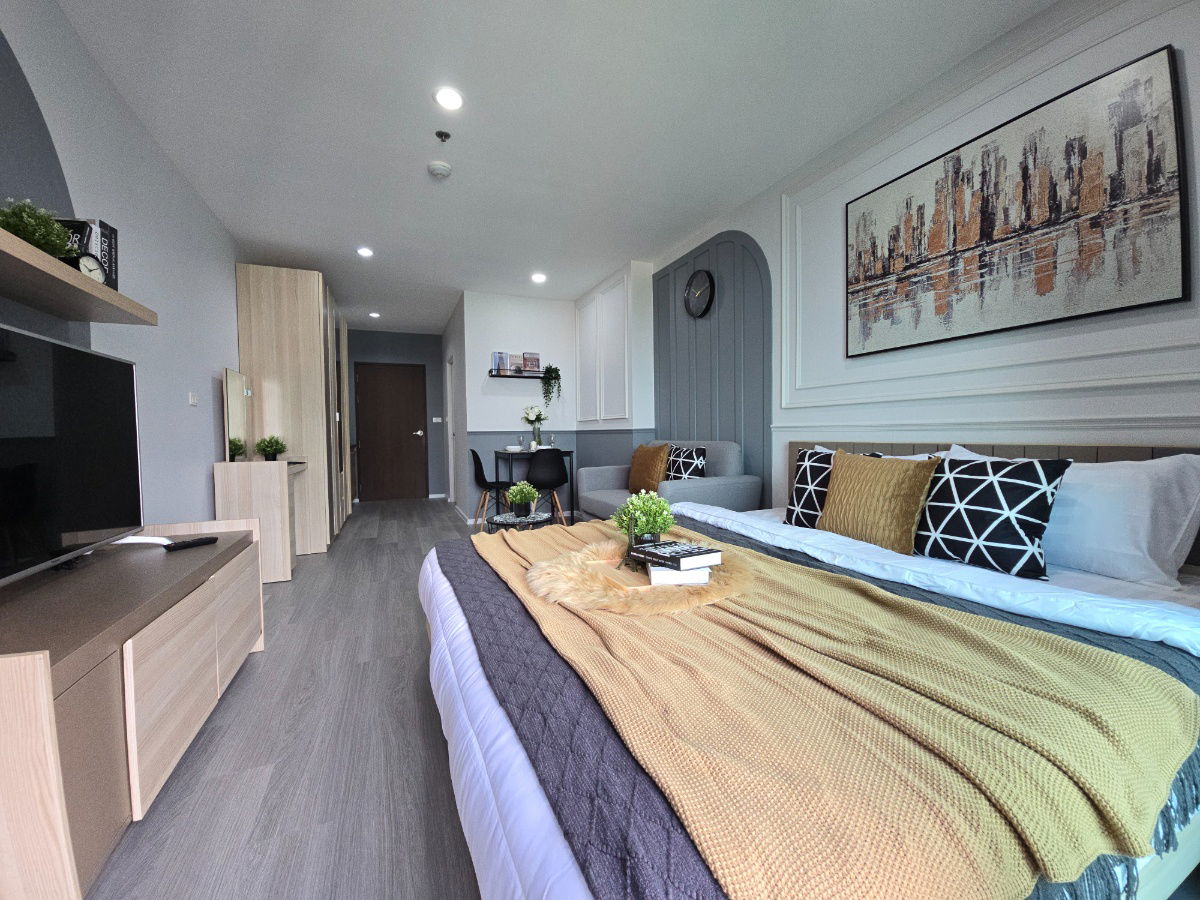 picture SF106 For sale, Asakan Place Srinakarin, beautiful and ready to move in, no collision in front of the door, just 5 minutes walk to the BTS - 3/17