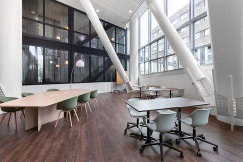 Premium office for rent in Leafwork Asia Building, Sukhumvit 26, coworking space, modern meeting room, quiet private office