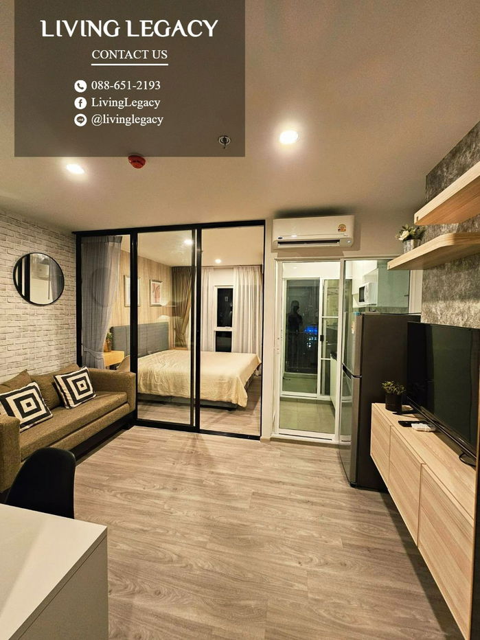 picture T0S23P Condo For Rent Regent Home Bangna 28 Sq.M. Floor 17 Building A line id : @livinglegacy - 6/11