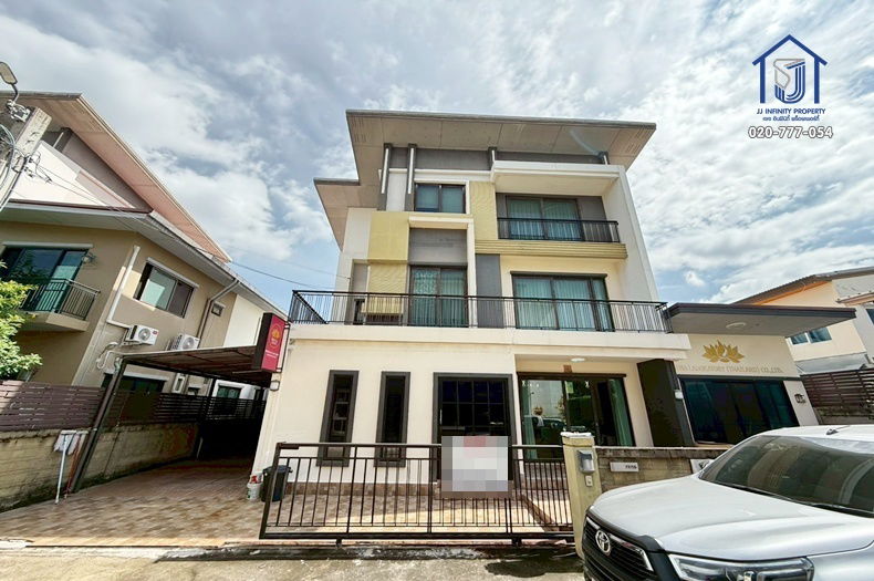 รูป ขายบ้านเดี่ยว 3ชั้น โกลเด้น เพรสทีจ วัชรพล-สุขาภิบาล 5 ใกล้ทางด่วนสุขาภิบาล 5 หลังริม - รูปที่ 2/13