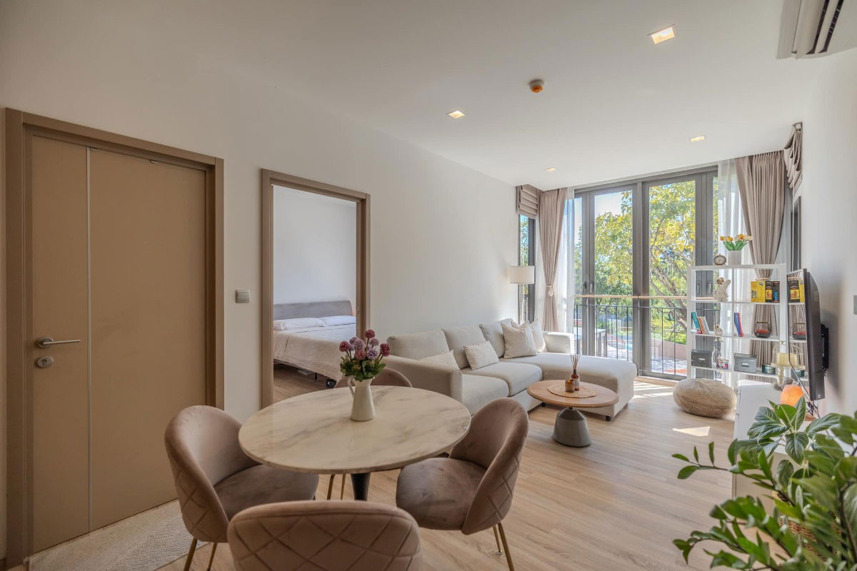 รูป ขาย คอนโด kawa HAUS | 2 ห้องนอน 1 ห้องน้ำ | ชั้น 2 ตึก C วิวสระว่ายน้ำ เฟอร์ครบ - รูปที่ 6/7