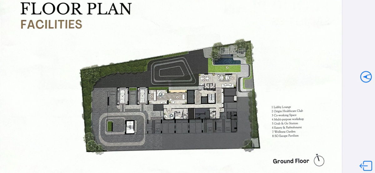 รูป ขายดาวน์ คอนโด So Origin Wellness Siriraj - One Bedroom Plus #1201 ใกล้ MRT แยกไฟฉาย - รูปที่ 4/5