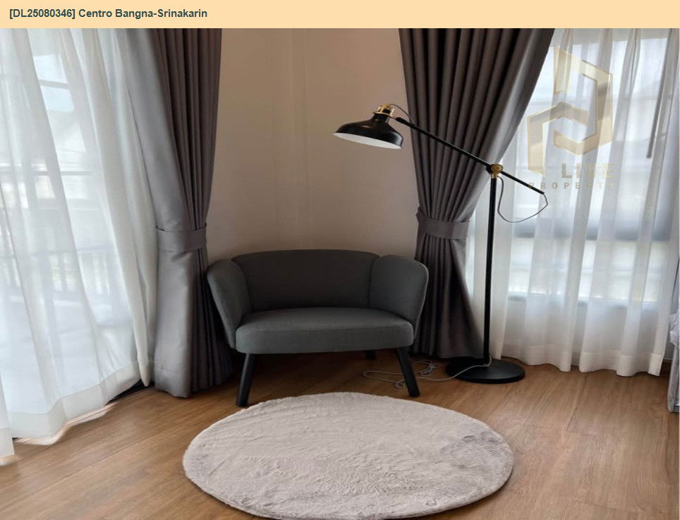picture DL25080346 Condo for rent, Centro Bangna-Srinakarin near BTS Bang Na, ready to move in, call urgently 0656133286 LineID @655ebbvc - 13/18