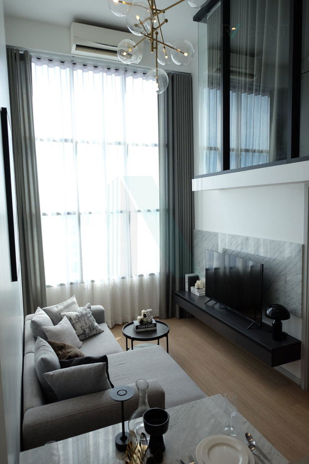 รูป 📌 ให้เช่าคอนโด ไนท์บริดจ์ ไพร์ม สาทร อาคาร 1 ชั้น 24 Duplex 2 ห้องนอน ขนาด 58 ตรม ใกล้ Empire Tower - รูปที่ 4/8