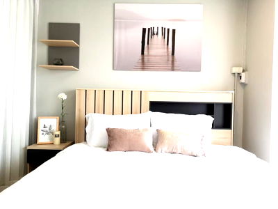 Condos for rent 700 Year Sports Arena Chiang Mai : For Rent: Nakornping Condo – Huay Kaew, 1 Bedroom, 1 Bathroom, 38 sq.m., 8th Floor, near Singapore International School (ID:525CR)